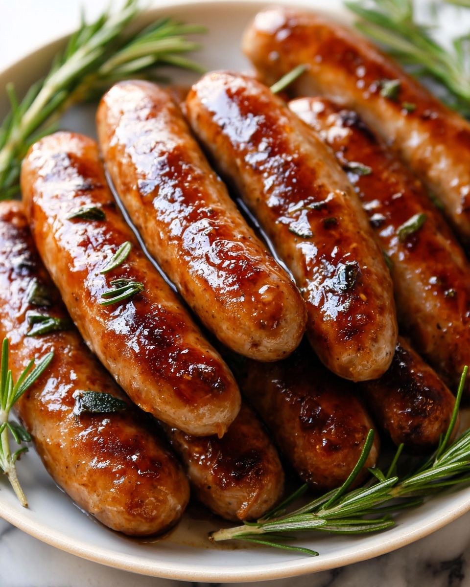 Maple and Rosemary Breakfast Sausage Recipe - Recipe Image