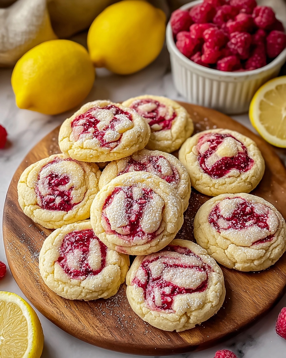 Lemon Raspberry Cookies Recipe - Recipe Image