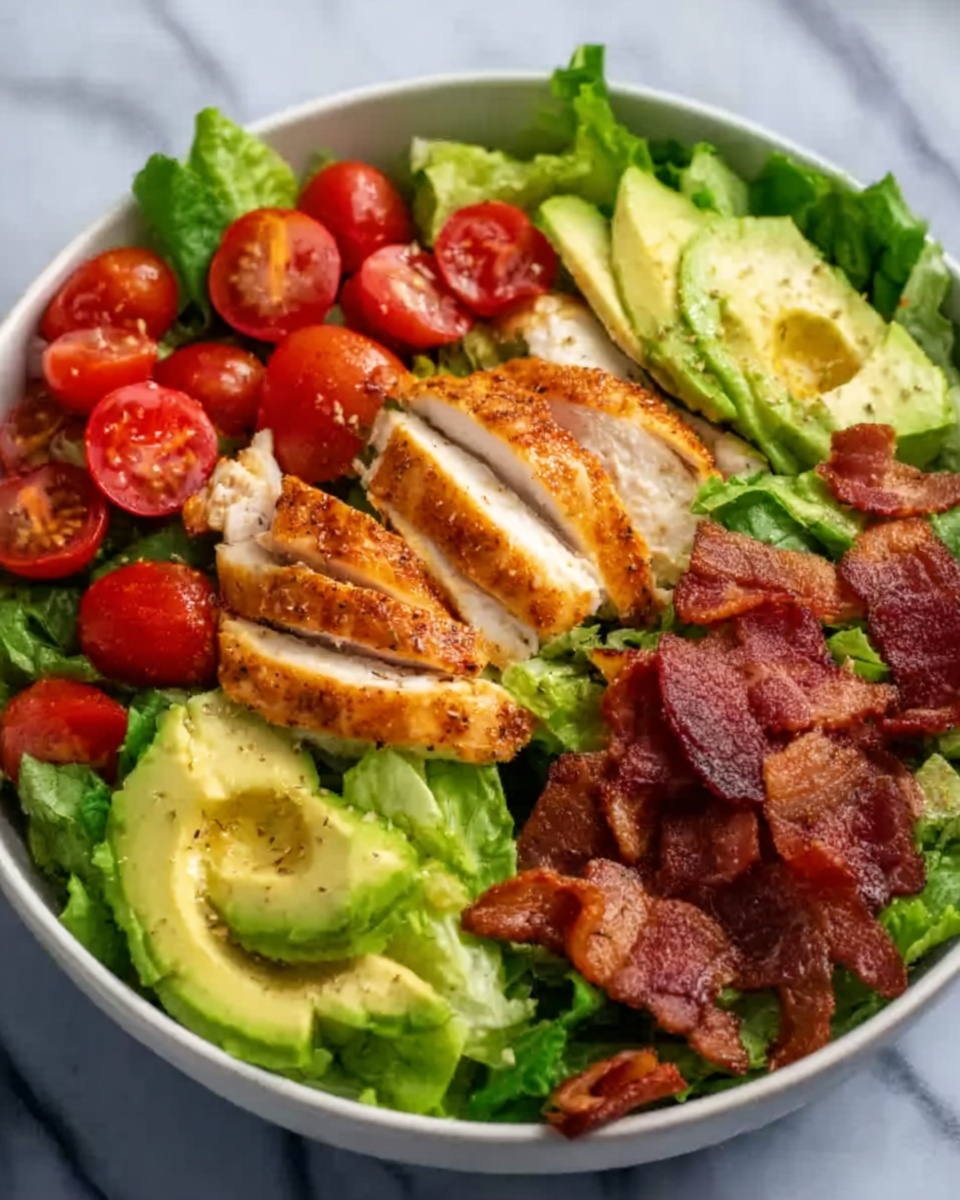 BLT Chicken Salad with Avocado Recipe - Recipe Image