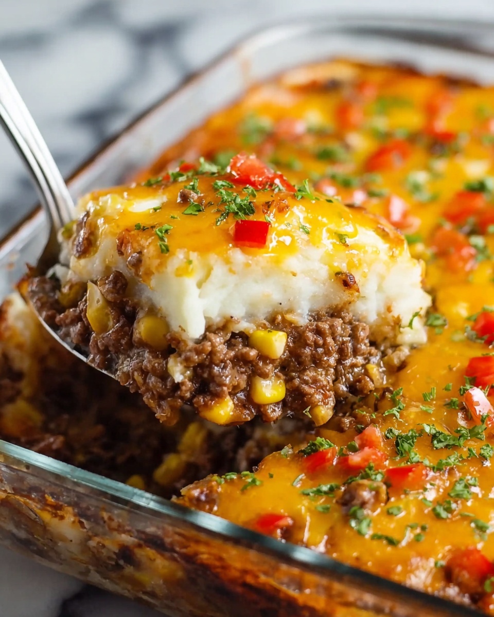 Cowboy Meatloaf and Potato Casserole Recipe - Recipe Image