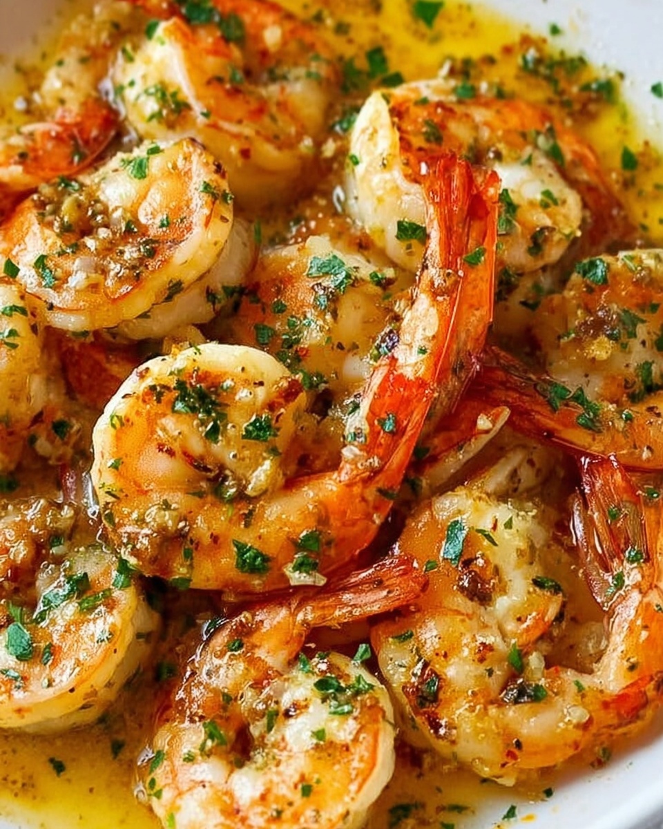 Spanish Garlic Shrimp with Saffron Recipe - Recipe Image