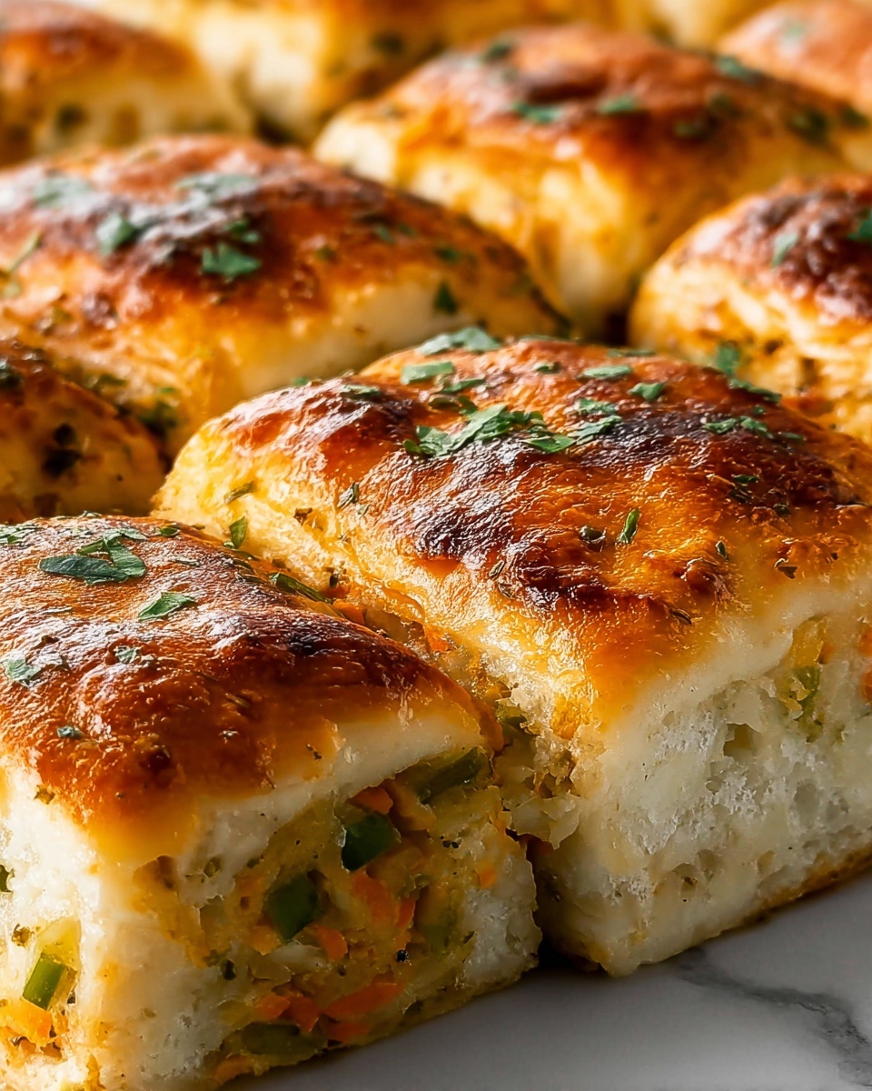 Cheesy Baked Vegetable Rolls Recipe - Recipe Image