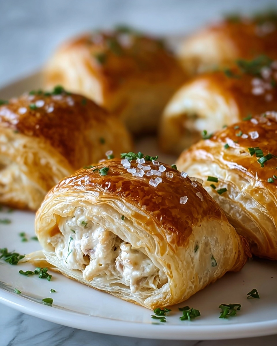 Chicken Alfredo Crescents Recipe - Recipe Image