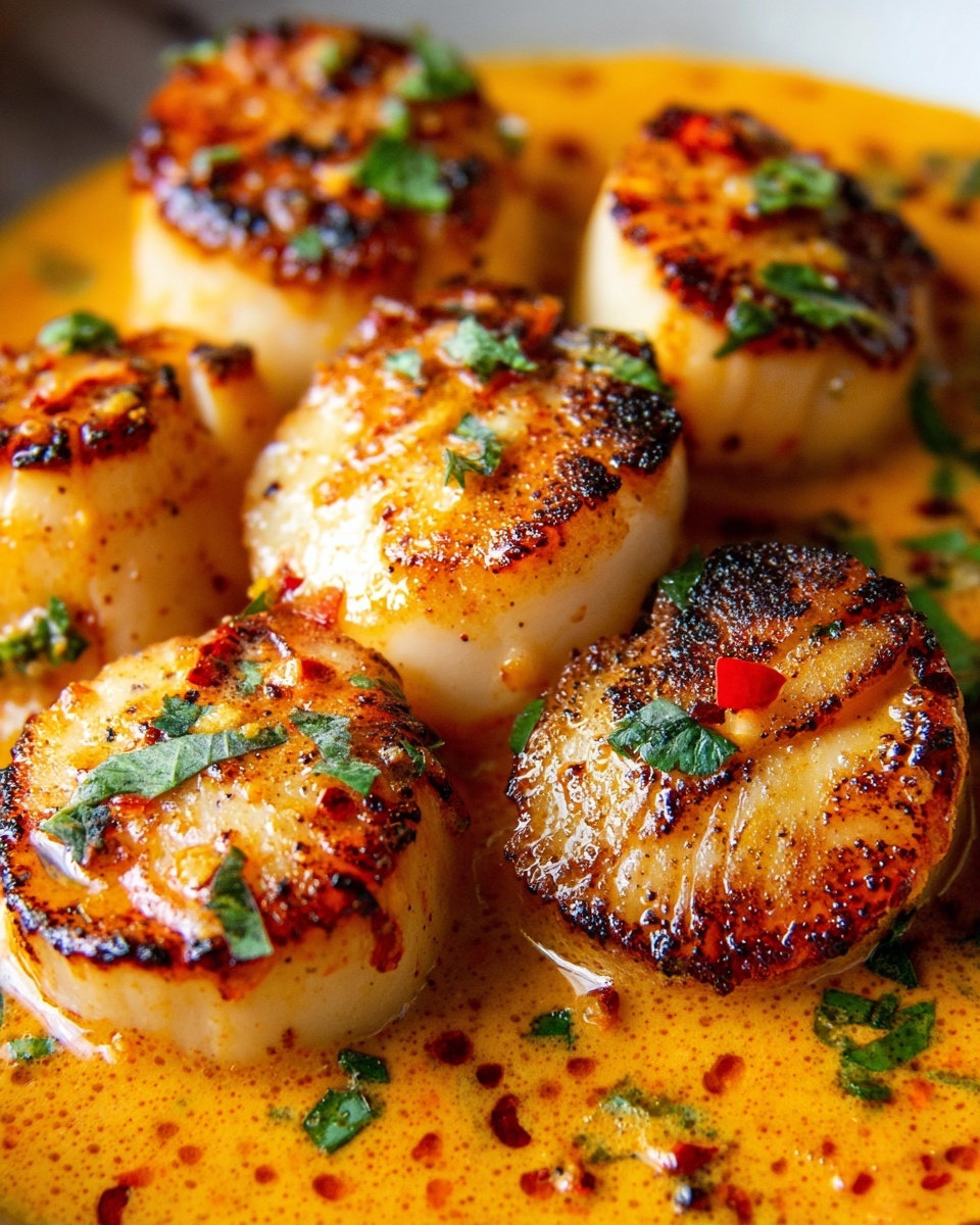 Spicy Coconut Curry Scallops Recipe - Recipe Image