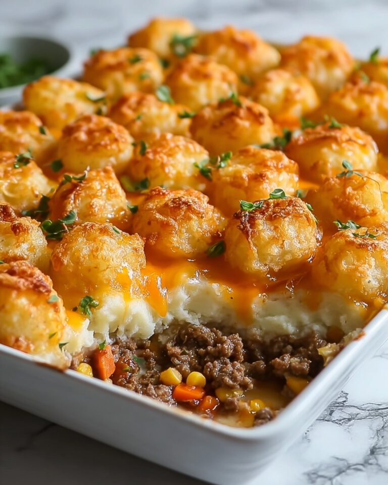 Shepherd’s Pie Tater Tot Casserole Recipe