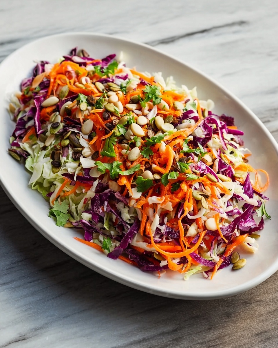 Crunch Salad: An Irresistibly Crispy and Fresh Asian-Inspired Veggie Delight Recipe - Recipe Image