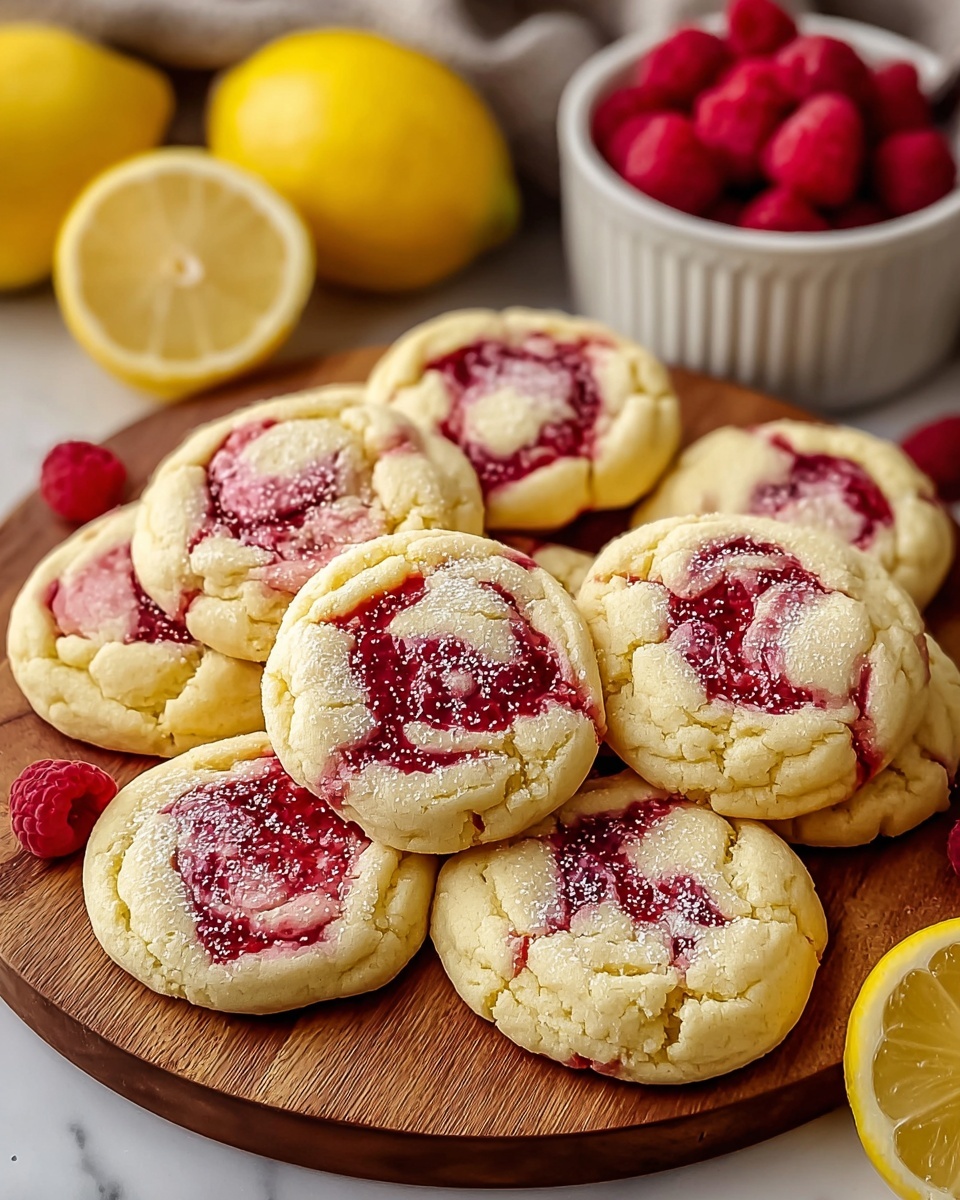 Lemon Raspberry Cookies Recipe - Recipe Image