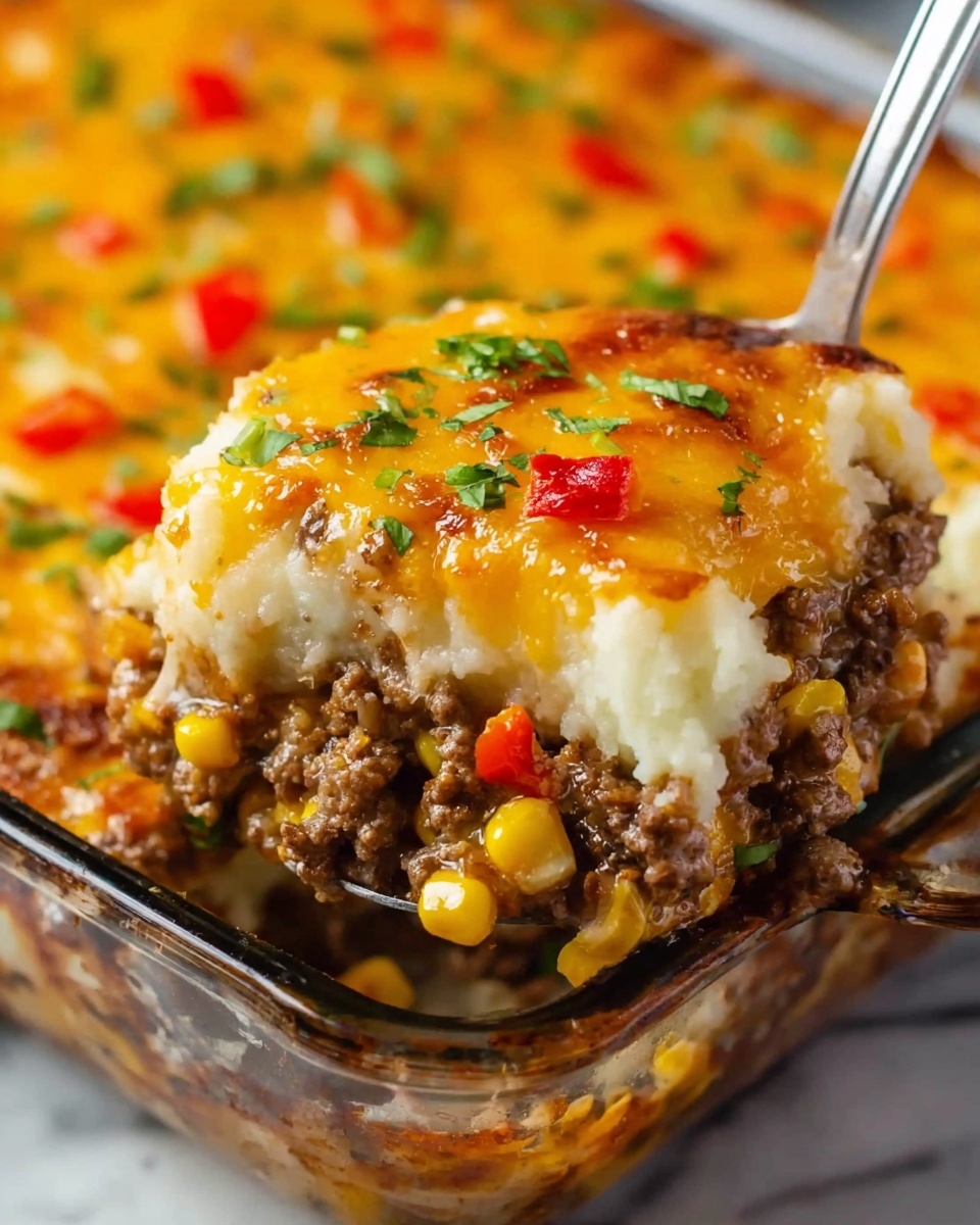 Cowboy Meatloaf and Potato Casserole Recipe - Recipe Image