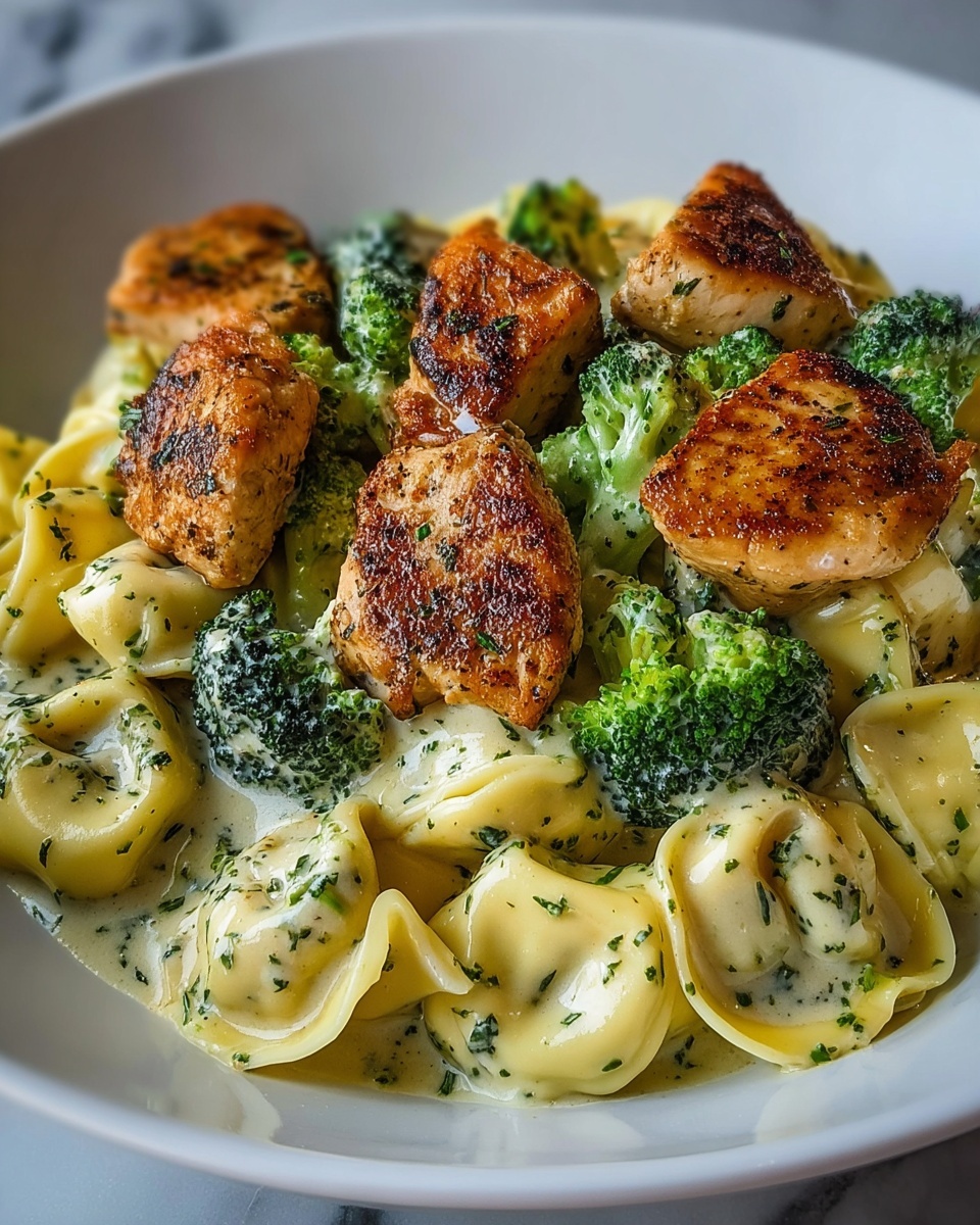 Garlic Parmesan Chicken Tortellini Recipe - Recipe Image
