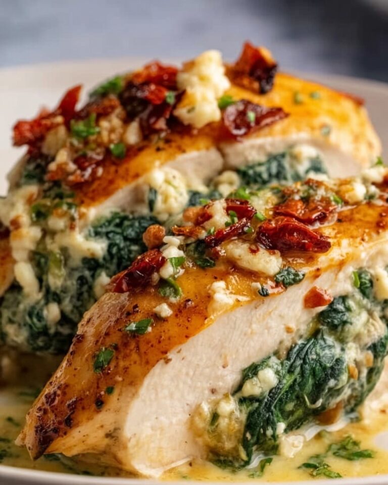Spinach and Cheese Stuffed Chicken Breast Recipe