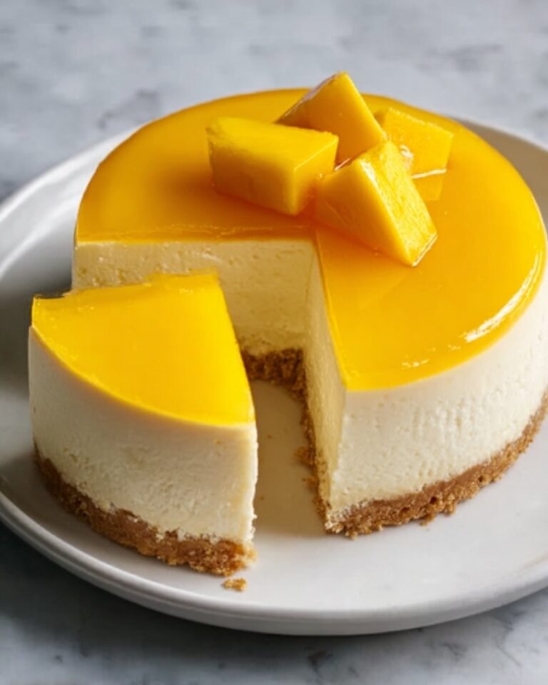 Mango Japanese Cheesecake Recipe