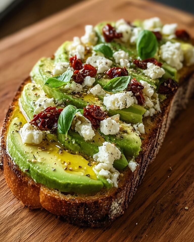 Avocado Feta Toast Delight Recipe