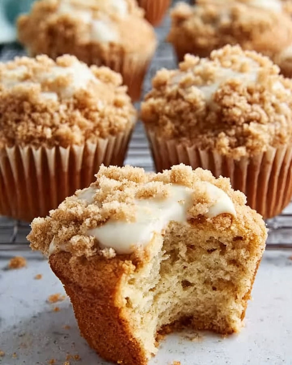 Coffee Cake Greek Yogurt Muffin Recipe - Recipe Image