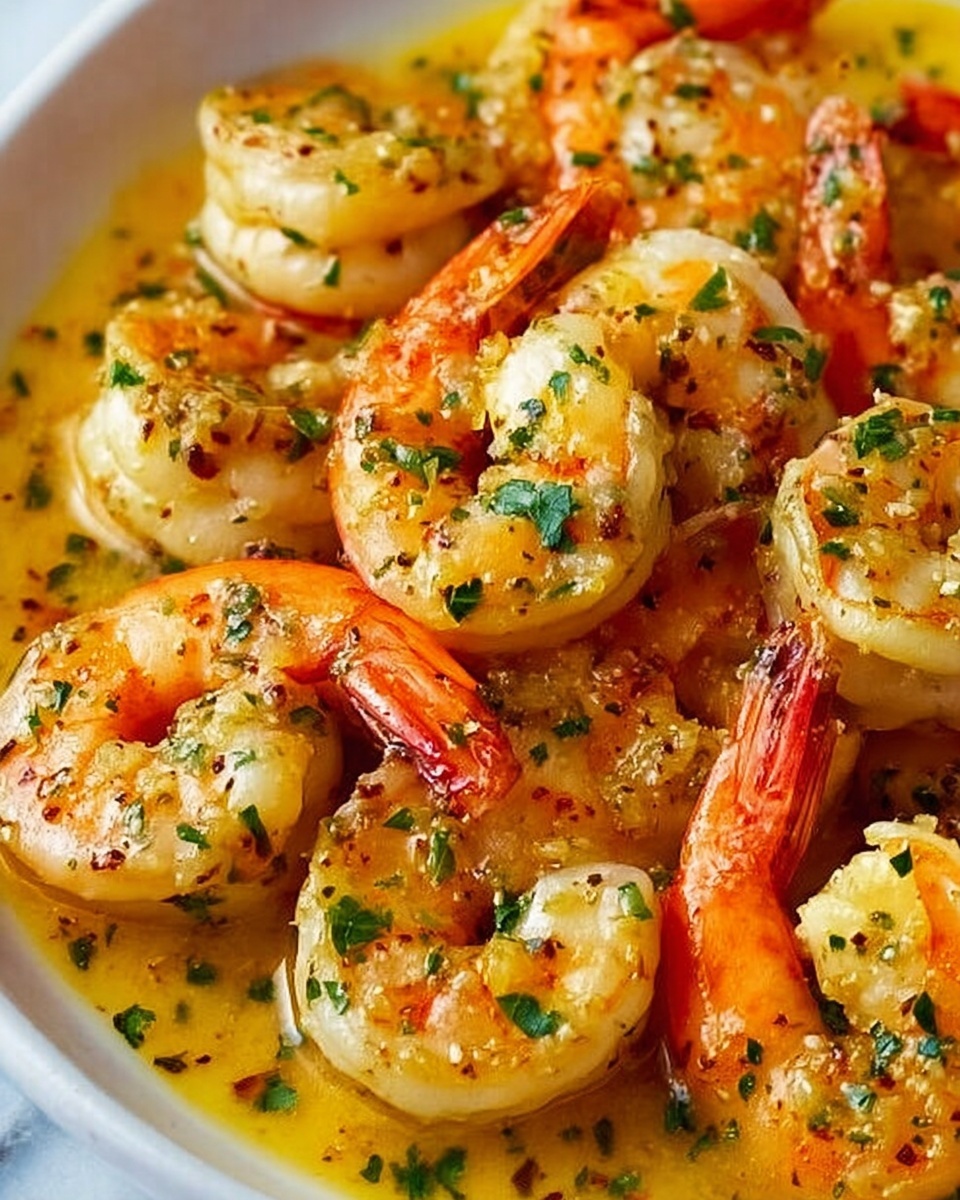 Spanish Garlic Shrimp with Saffron Recipe - Recipe Image