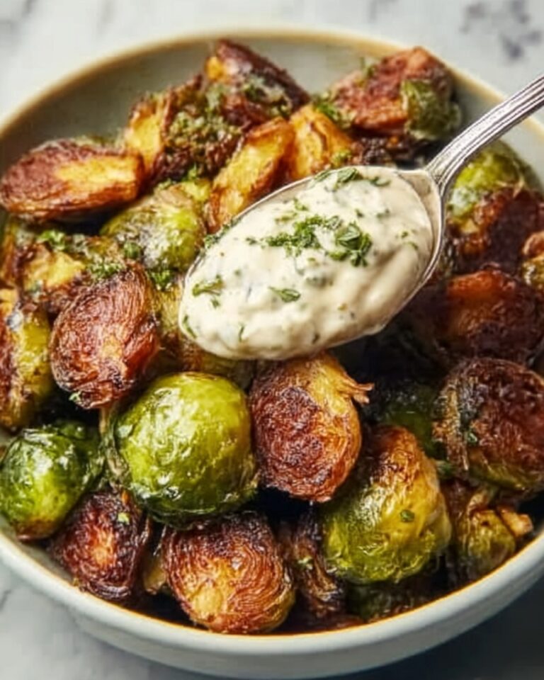 Crispy Fried Brussels Sprouts with Lemon Aioli Recipe