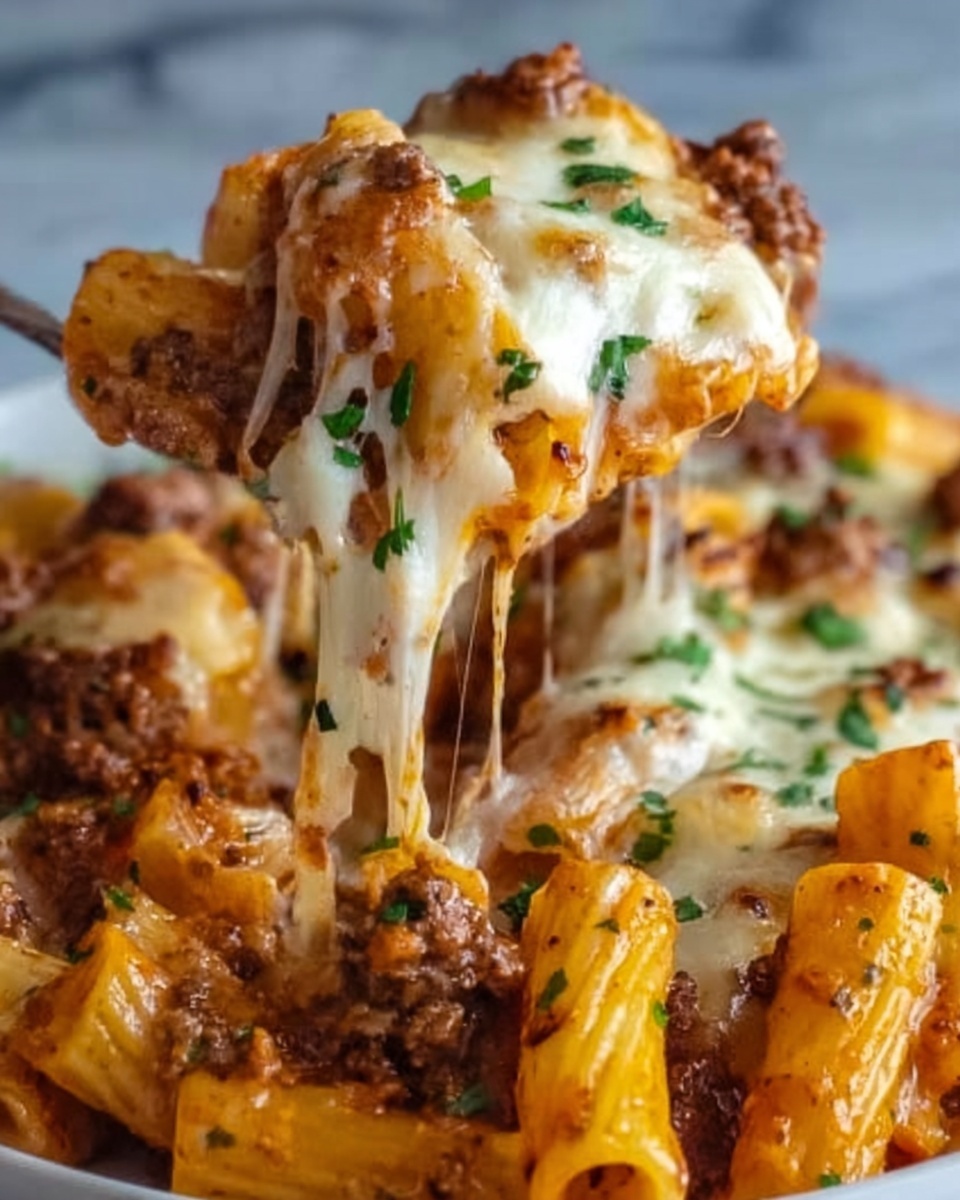 Cheesy Beef Pasta Bake Recipe - Recipe Image