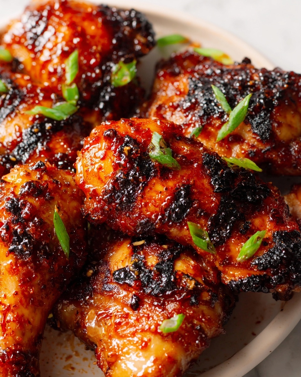 Sticky Sweet Chili Chicken Thighs Recipe - Recipe Image