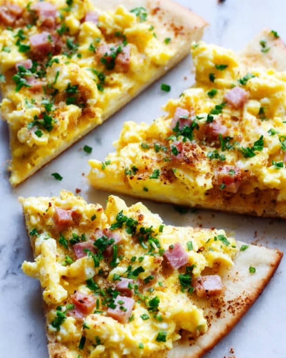 Easy Breakfast Pizza on a Tortilla Recipe - Recipe Image