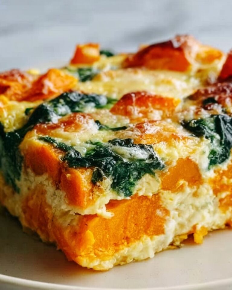 Sweet Potato & Spinach Bake Recipe