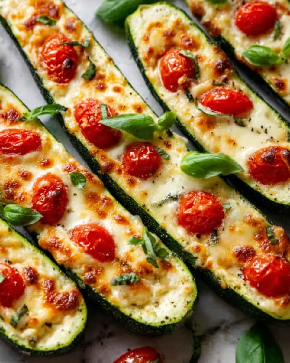 Zucchini Pizza Boats Recipe - Recipe Image