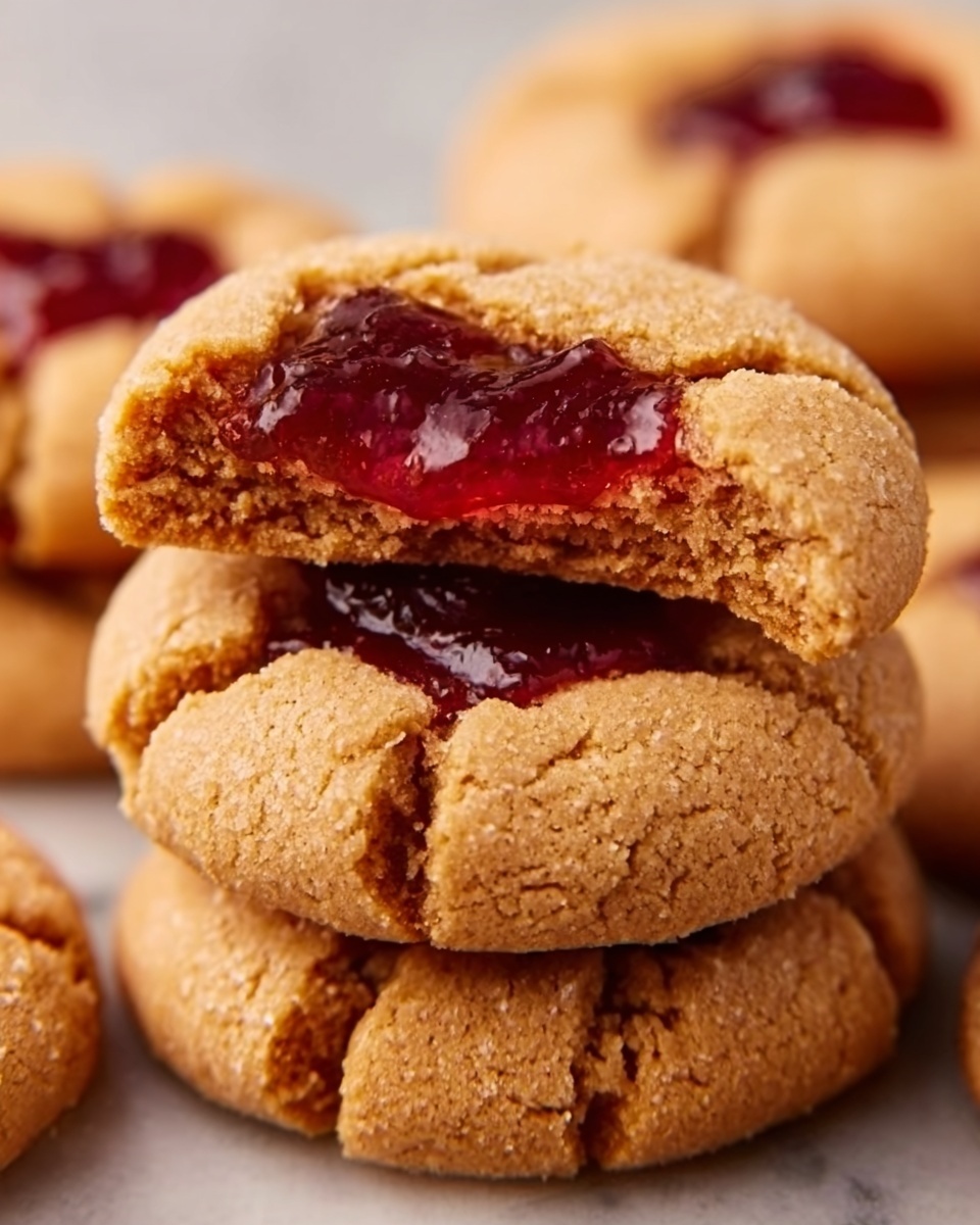 Peanut Butter and Jelly Cookies Recipe - Recipe Image