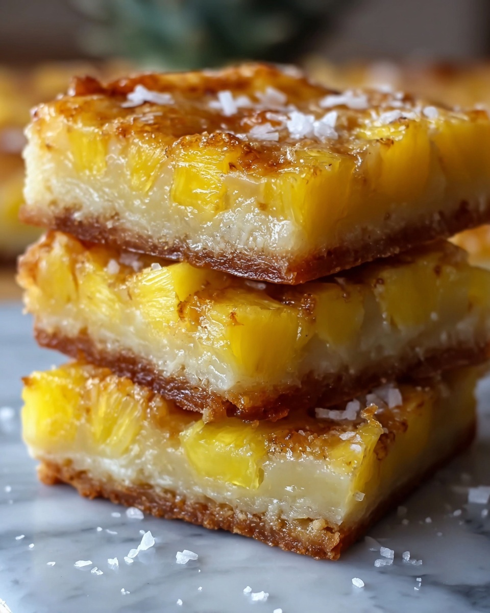 Tropical Paradise with Pineapple Bliss Bars Recipe - Recipe Image
