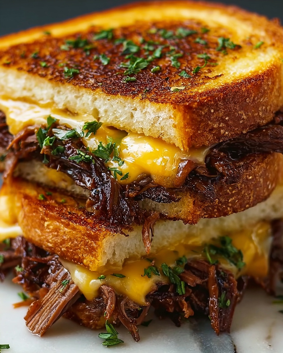 Southern Brisket Grilled Cheese Recipe - Recipe Image