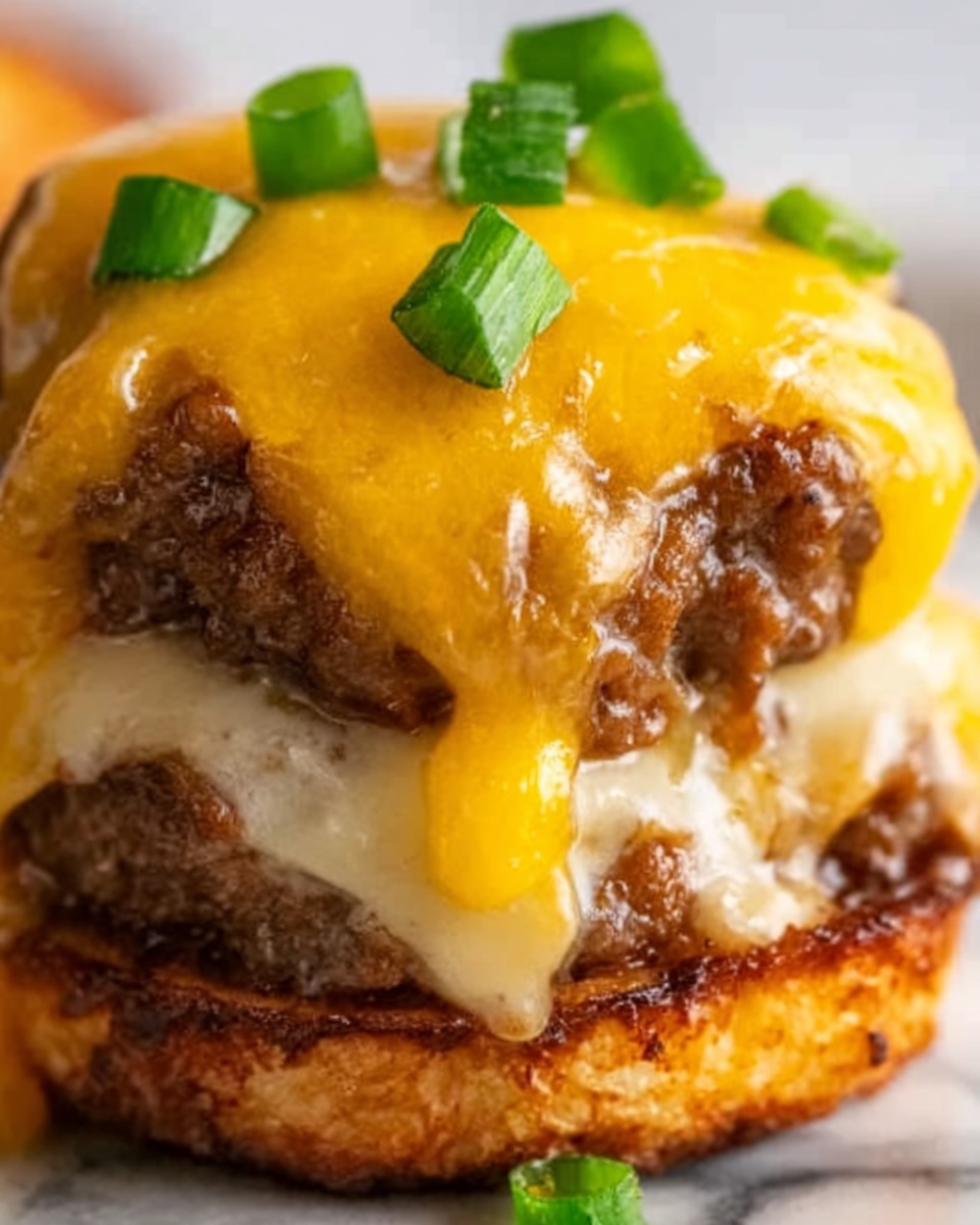 Cheeseburger Tater Tot Cups Recipe - Recipe Image