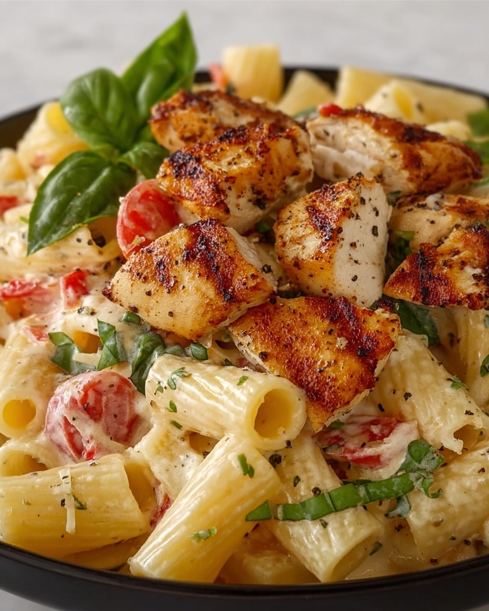 Chicken Caesar Pasta Salad Recipe - Recipe Image