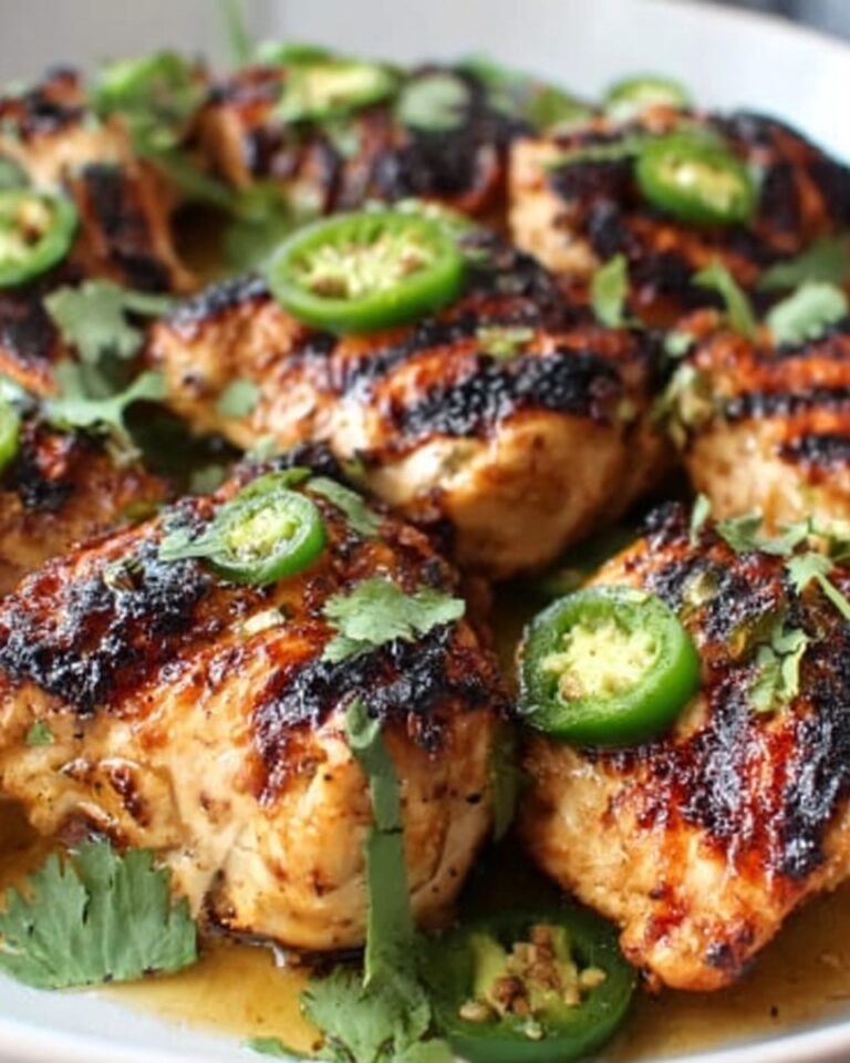 Smoky Jalapeño Popper Soup with Grilled Chicken Recipe