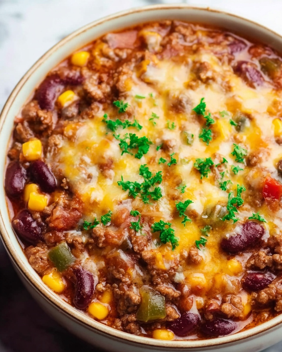 Slow Cooker Cowboy Casserole Recipe - Recipe Image