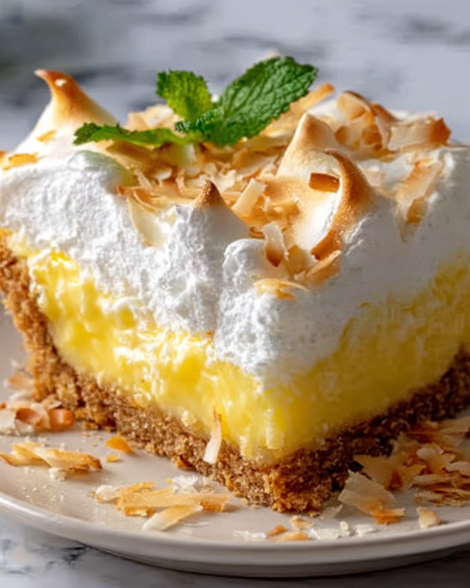 Pineapple Coconut Cheesecake Bars Recipe - Recipe Image