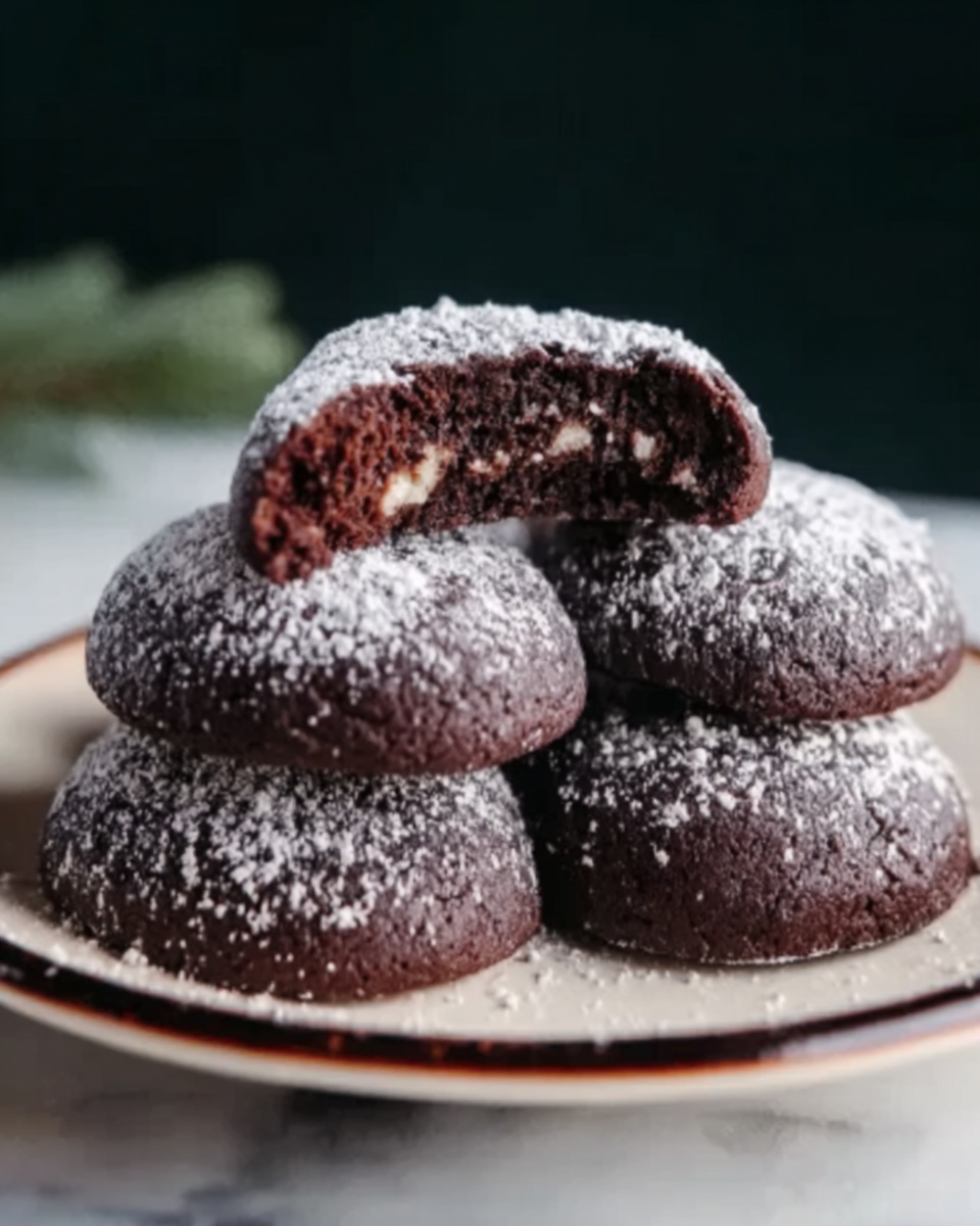 Classic Chocolate Snowball Cookies Recipe - Recipe Image