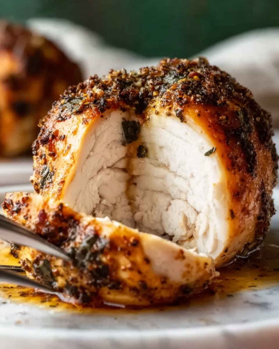 Crispy Lemon-Thyme Crusted Roasted Chicken Recipe - Recipe Image