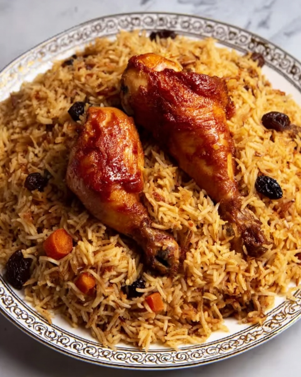 Chicken Kabsa (Arabian Chicken and Rice) Recipe - Recipe Image