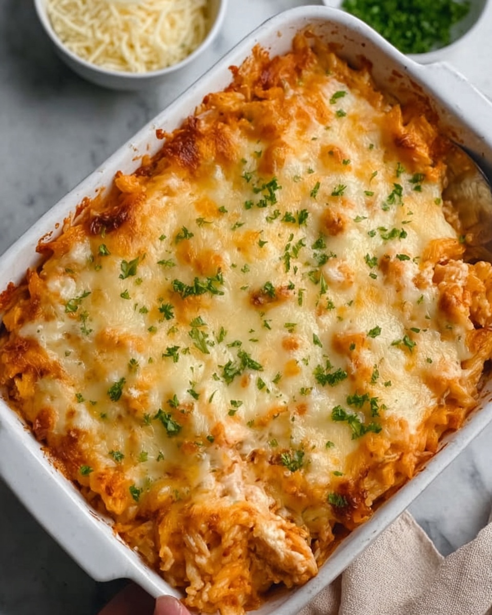Cheesy Chicken and Rice Casserole Recipe - Recipe Image