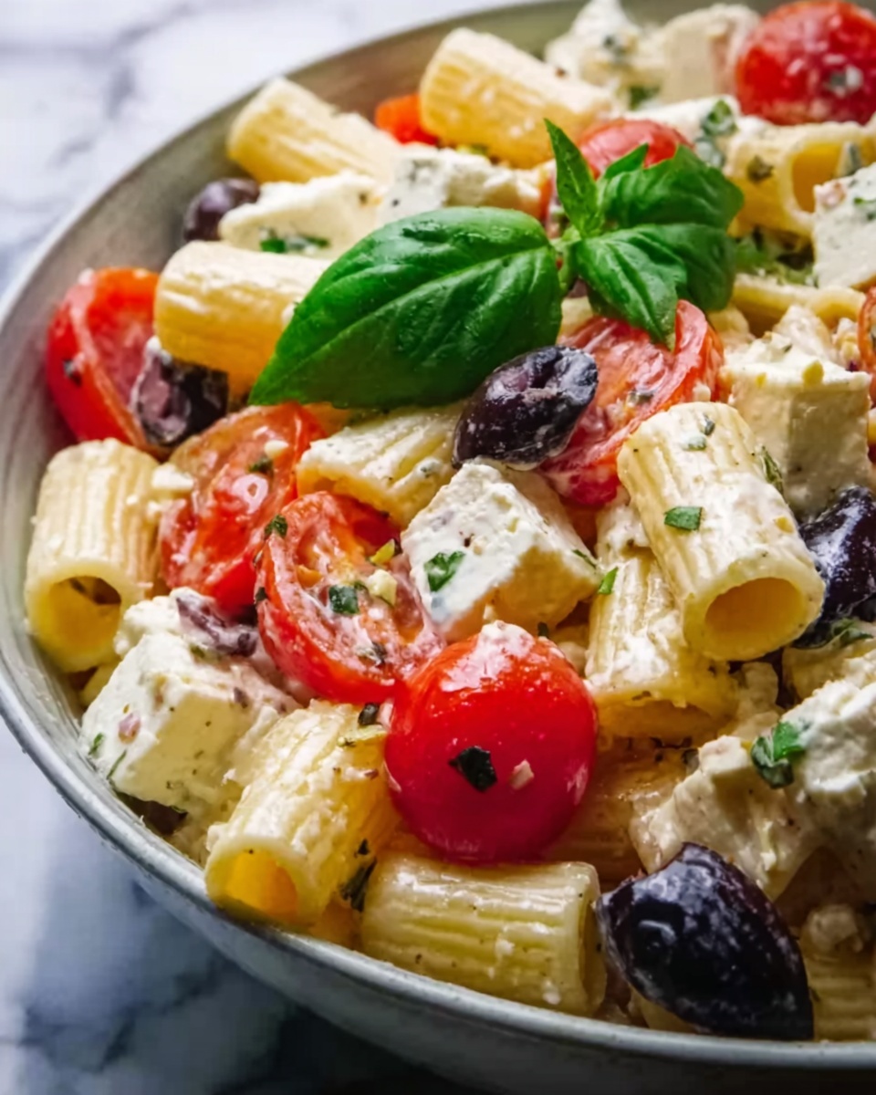 Greek Pasta Salad Recipe - Recipe Image