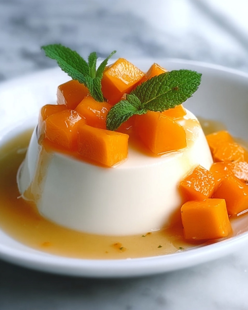 Mango Panna Cotta Delight Recipe - Recipe Image