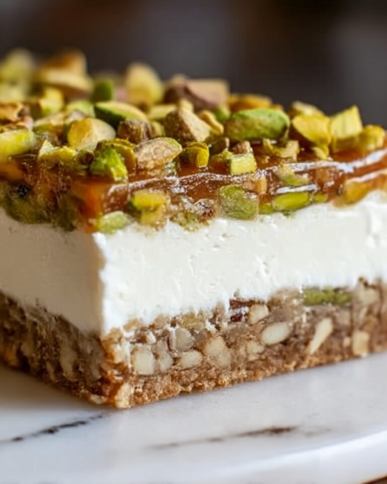 Honey Pistachio Baklava Cheesecake Recipe