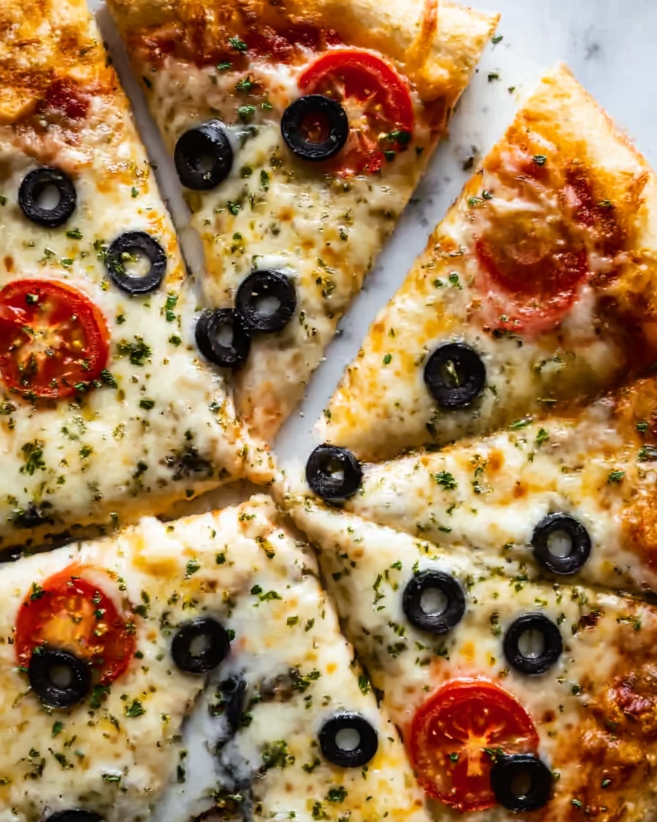 Halloween Ghost Pizza Recipe - Recipe Image