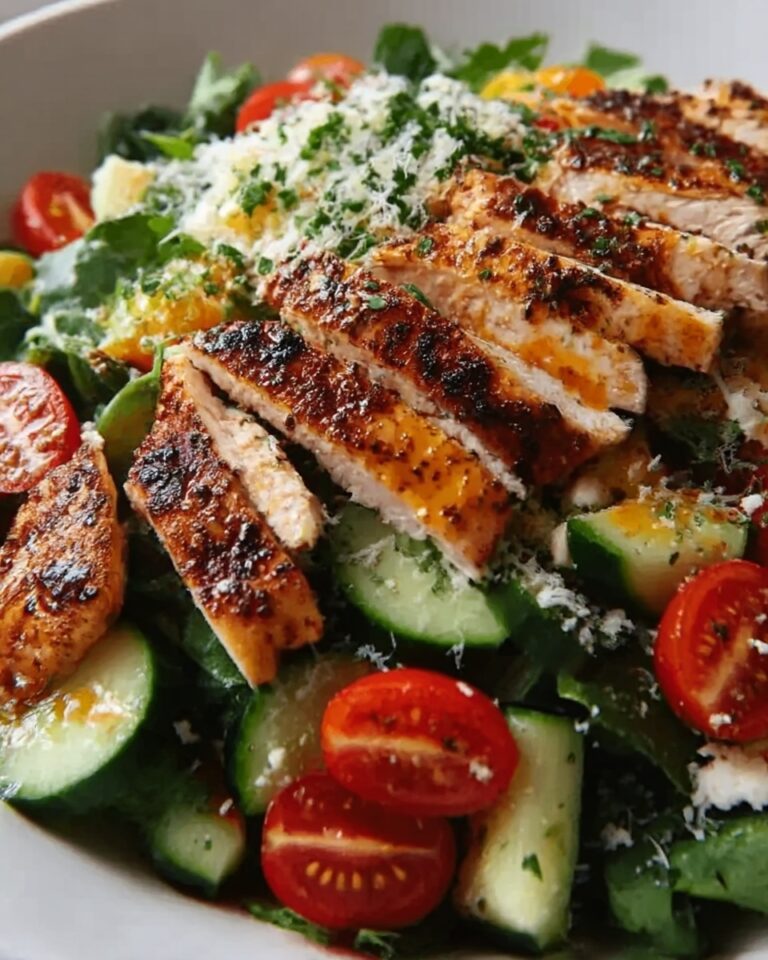 Grilled Chicken Salad with Honey Mustard Dressing Recipe