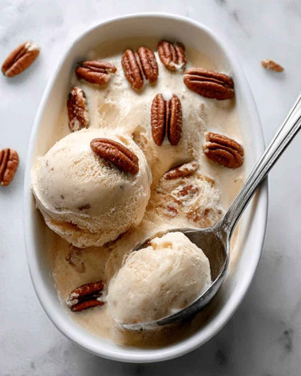 Homemade Butter Pecan Ice Cream Recipe - Recipe Image