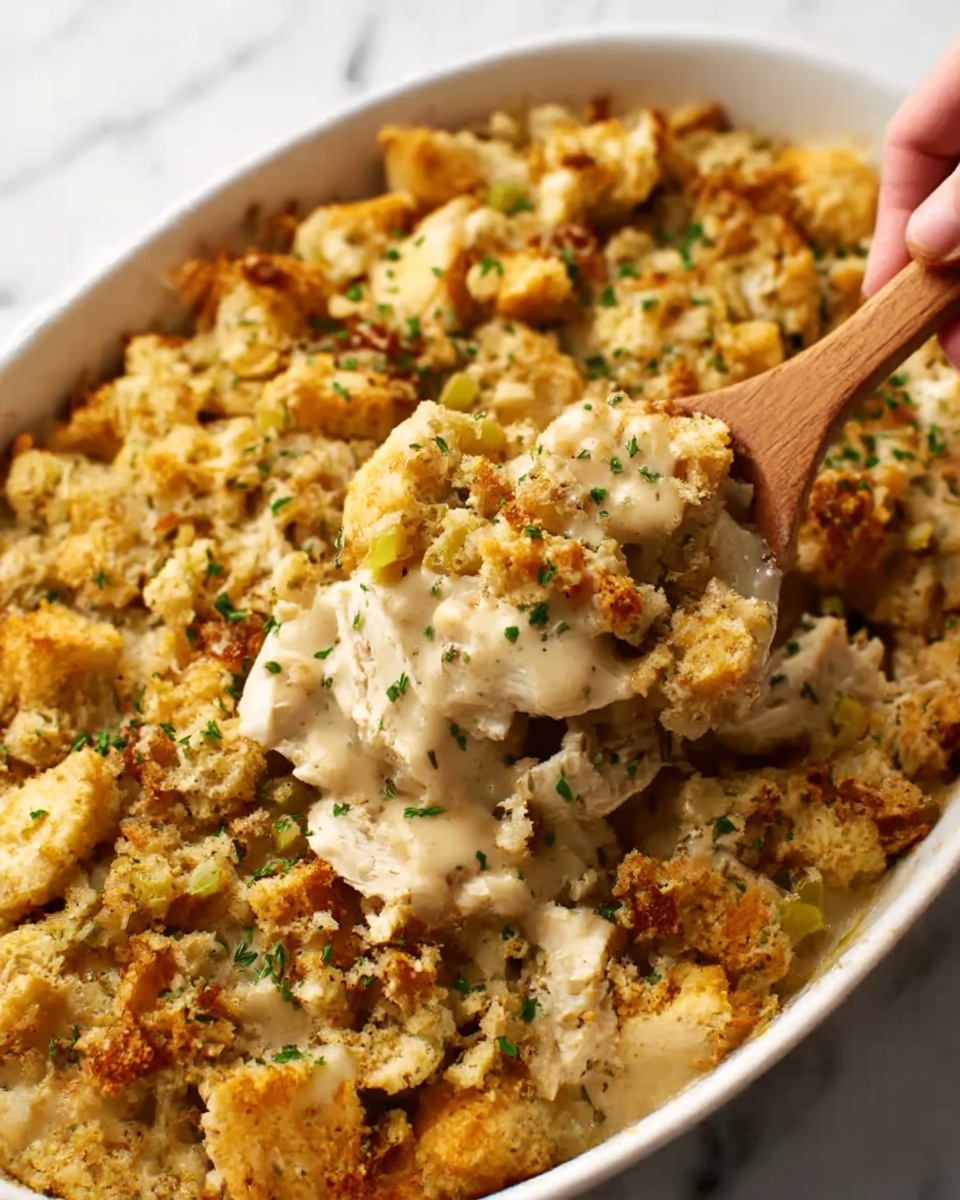 Easy Chicken Stuffing Bake Recipe - Recipe Image