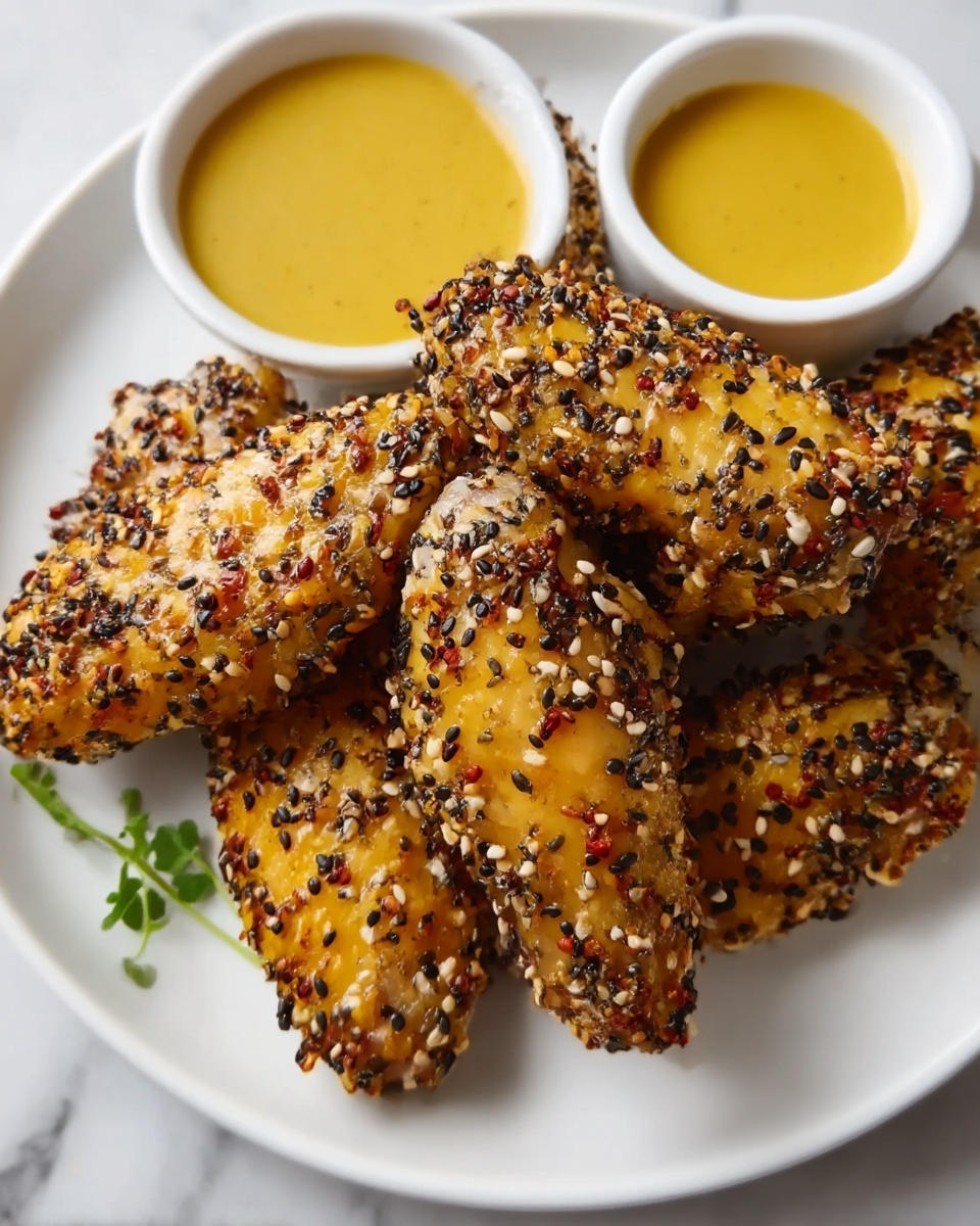 Air Fryer Chicken Tenders with Maple Mustard Sauce Recipe - Recipe Image