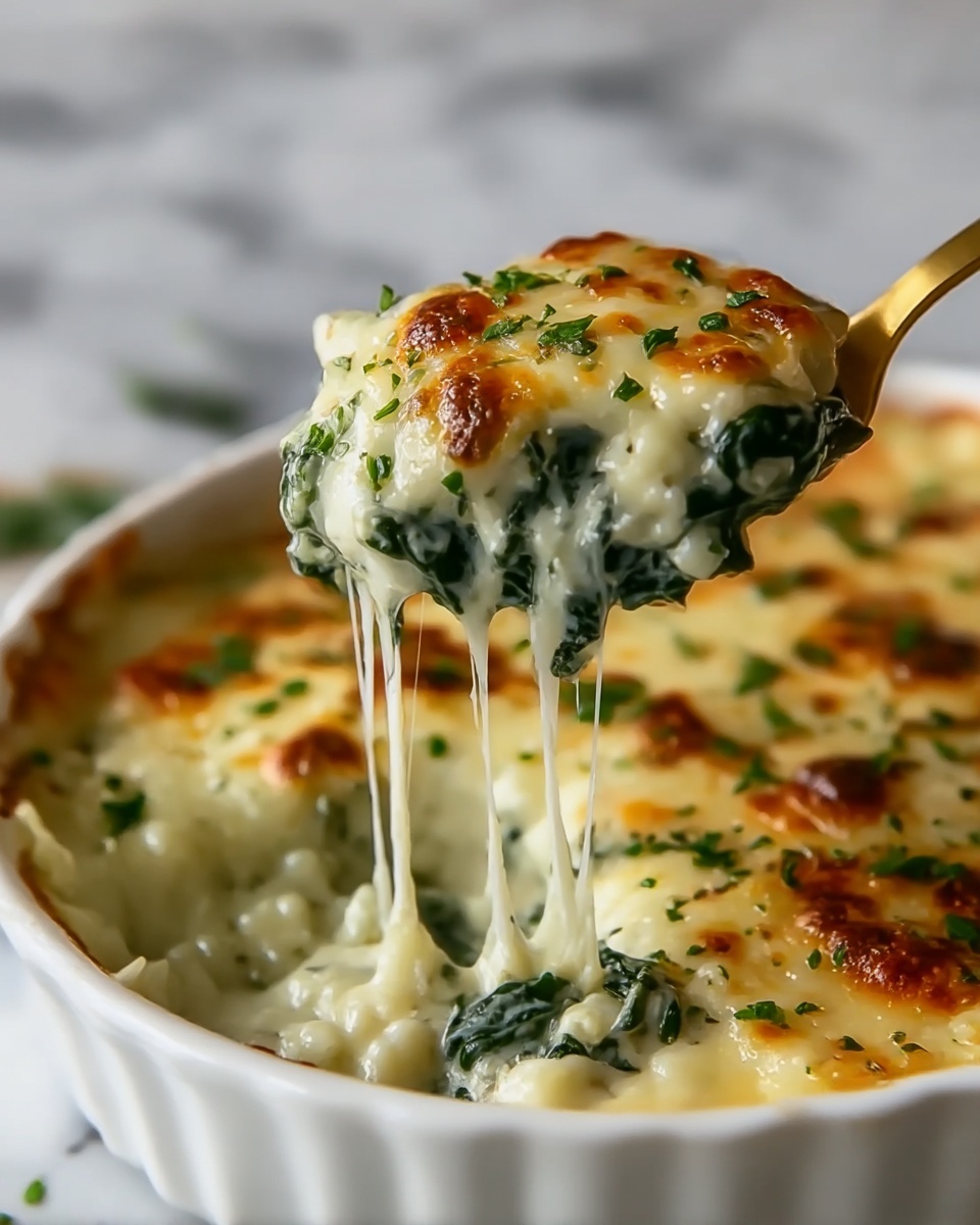 Baked Spinach Casserole Recipe - Recipe Image