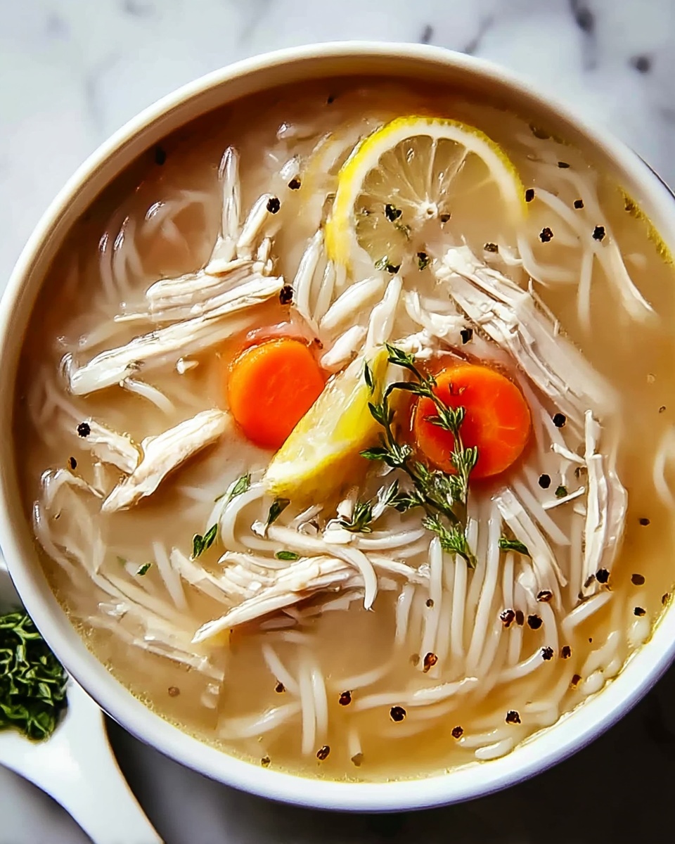 Mediterranean Lemon Chicken Soup Recipe - Recipe Image