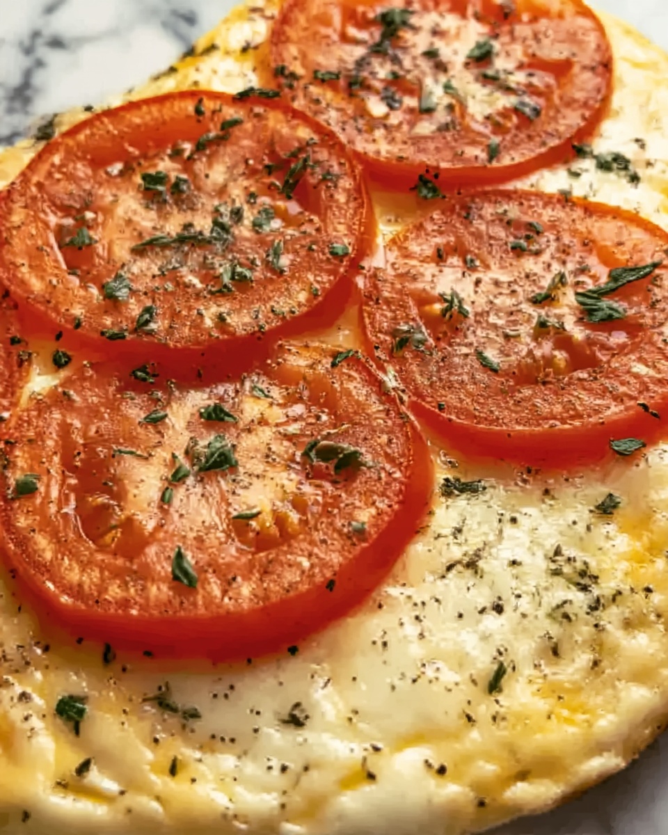 Tomato and Cheese Egg Bake Recipe - Recipe Image