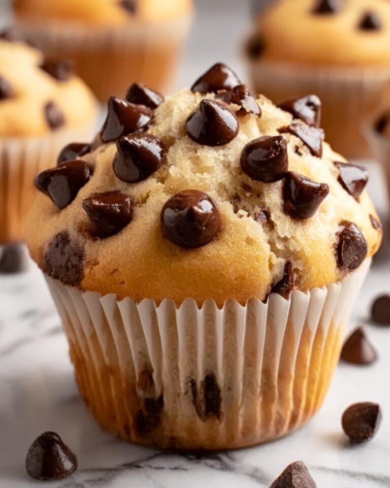 Bakery-Style Chocolate Chip Muffins Recipe