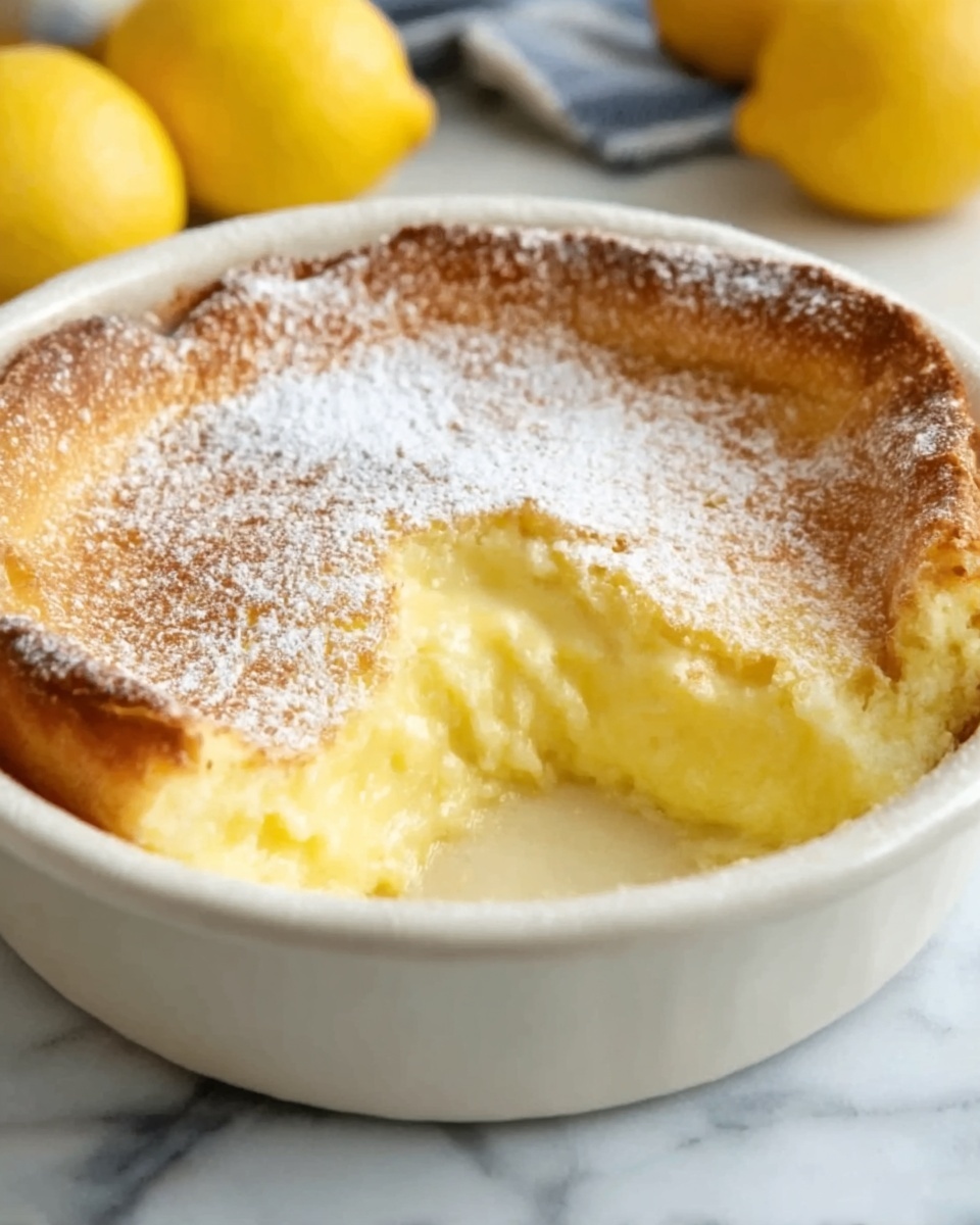 Magic Lemon Cobbler Recipe - Recipe Image