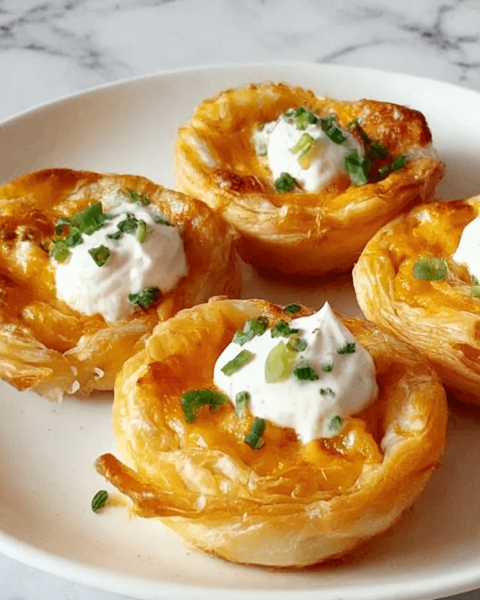 Buffalo Chicken Roll-Ups: A Spicy and Creamy Appetizer Delight Recipe - Recipe Image